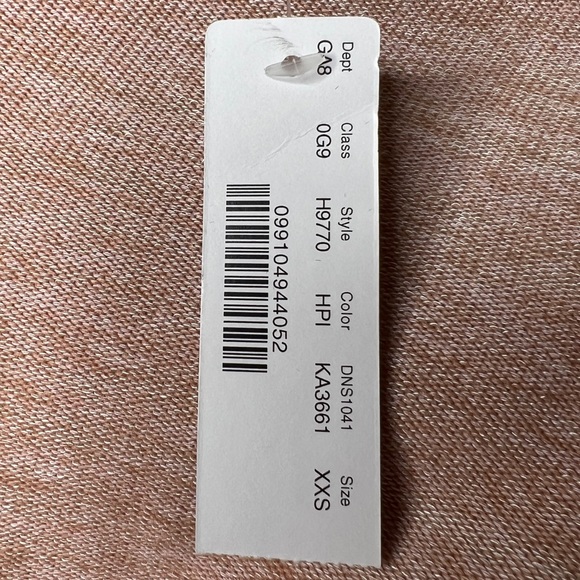 J CREW Pink Reversible V-Back Long-Sleeve Tunic - H9770 - Sz XXS - Picture 12 of 15